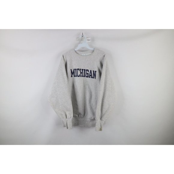 Vinntage 80s Champion Reverse Weave L University of Michigan 